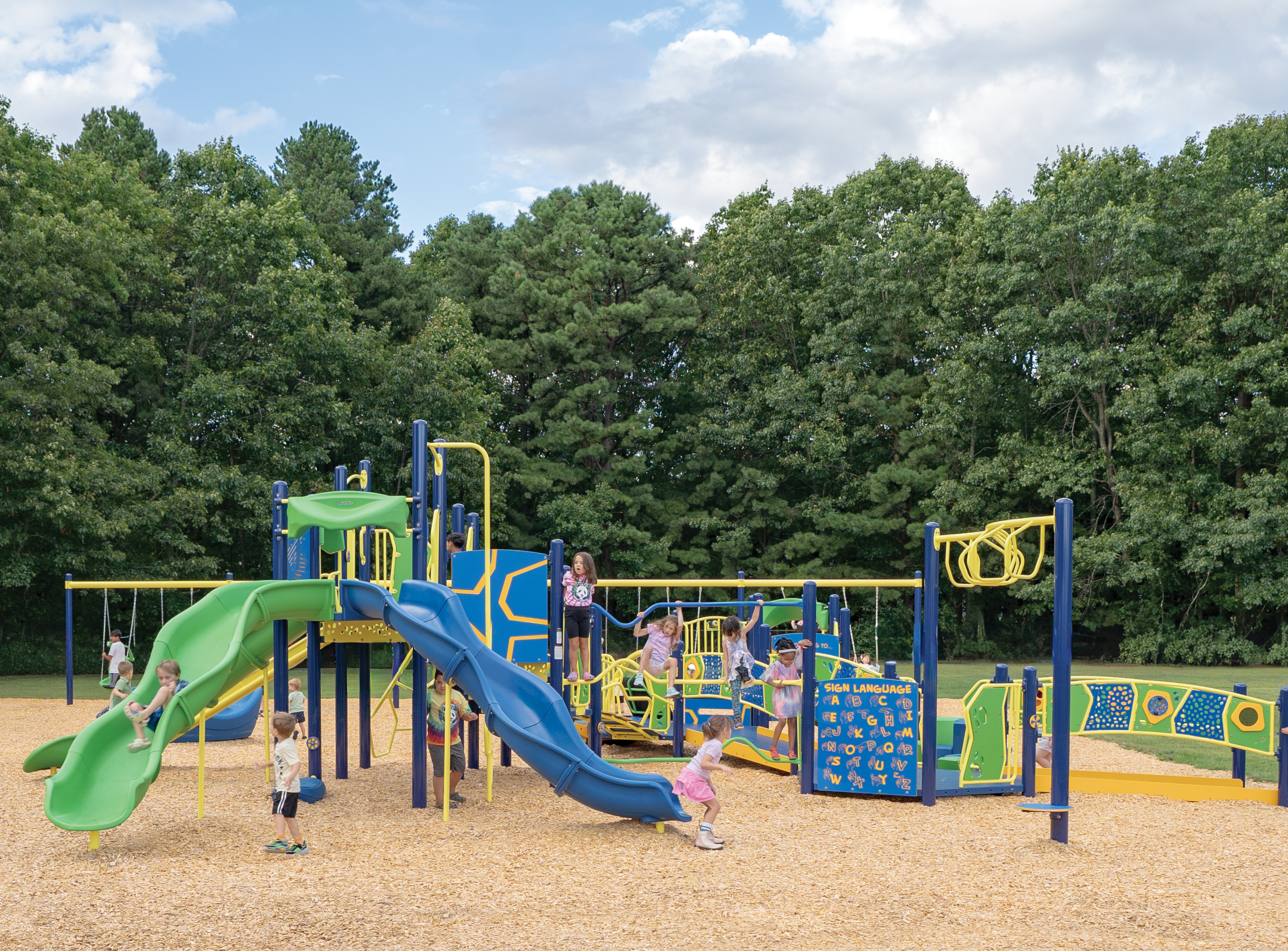 School Playgrounds: Porters Point School - Colchester, VT